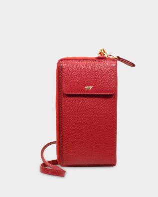 Braun Büffel Leder Asti RFID Geldbörse mit Handyfach