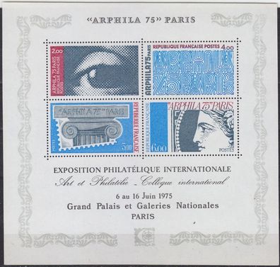 Frankreich FRANCE [1975] MiNr 1923-26 Block 6 ( * */mnh ) [A13]