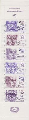 Frankreich FRANCE [1985] MiNr 2484-89 Markenheft 2 ( * */mnh ) [A13]