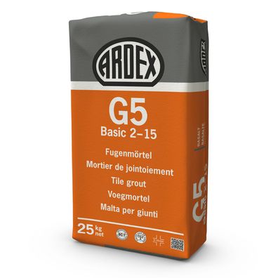 ARDEX G5 Fugenmörtel Basic grau 25kg