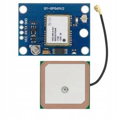 Rosfix GPS Modul GY-NEO6MV2 – UART, 3,3–5V, Antenne | für Arduino, APM2