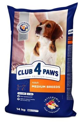CLUB 4 ?APY HUND 14 kg ADULT für mittelgroße Rassen