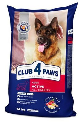 CLUB 4 ?APY HUND 14 kg ADULT ACTIVE für alle Rassen
