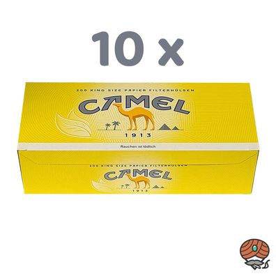 2000 Camel King Size Filterhülsen (10x 200 Stück)