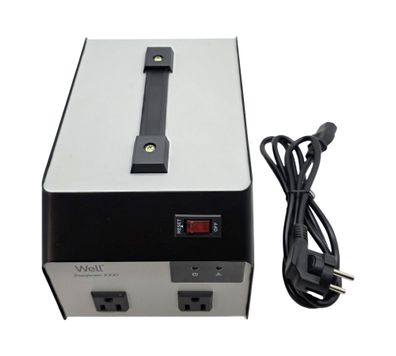 Well Spannungswandler 220V auf 110V 1000VA 2 Ausgänge für elektronische Geräte