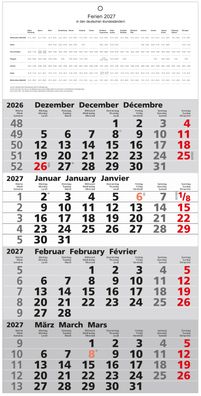 2027 GÜSS 4-Monatskalender