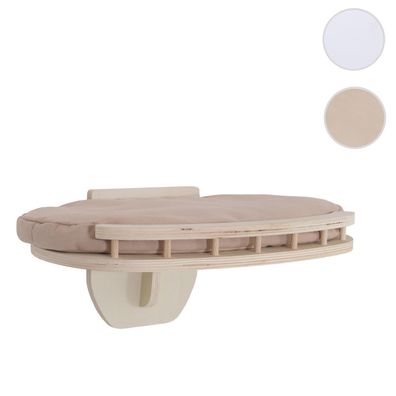 Kletterwand HWC-Q55, Katzenplattform Liegeplatz Katzenmöbel, Holz FSC® 20x44x28cm