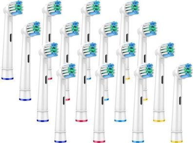 16x Aufsteckbürsten für Oral-B - Ersatzbürstenköpfe Zahnpflege