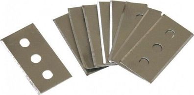 10x Reinigungsschaber Ersatzklingen 43x22mm - Edelstahl