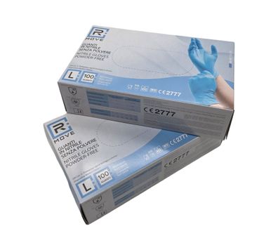 1000 Nitril-Handschuhe puderfrei latexfrei hypoallergen Gr L
