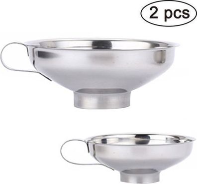 Trichter Set 4 Stück Edelstahl - für Marmelade, Öl & Einmachen