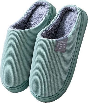 Memory Foam Hausschuhe warm - Pantoffeln Damen Herren Winter