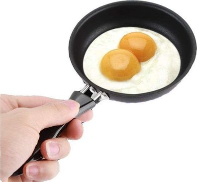 Mini-Bratpfanne 12cm Eisen - Antihaft für Frühstückseier