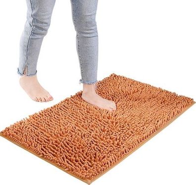 Badematte rutschfest 40x60cm 2er Set - Chenille Badvorleger