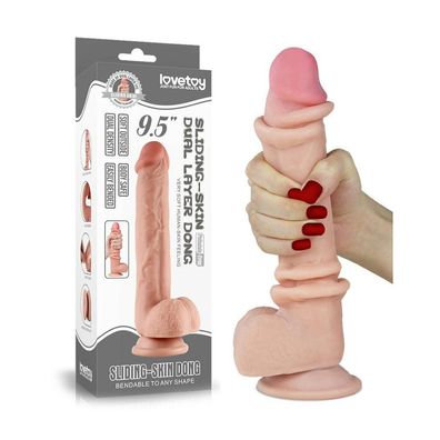 Love Toy - 9.5 inch Sliding Haut Dildo