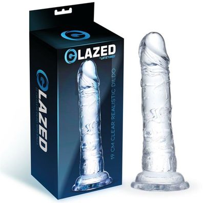 Realistischer Dildo Kristall Material 19 cm