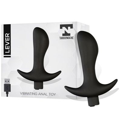 Hebel Anal Plug mit Vibration USB Silikon