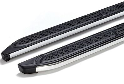 Trittbretter passend für VW Amarok Bj 2010-2023 Ares mit ABE - Farbe: