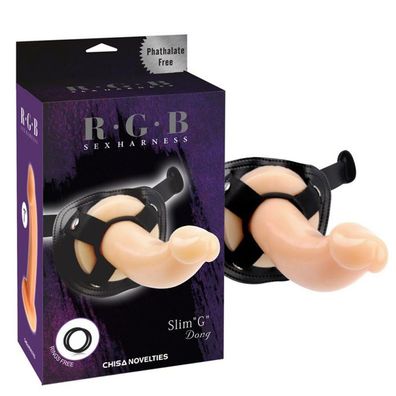Dildo und Strap-On Slim G 19 cm Flesh
