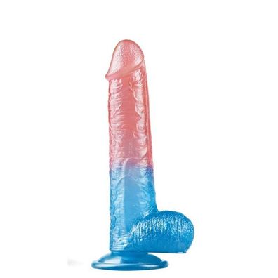 Dildo Dazzle Studsv 9 Rosa und Blau