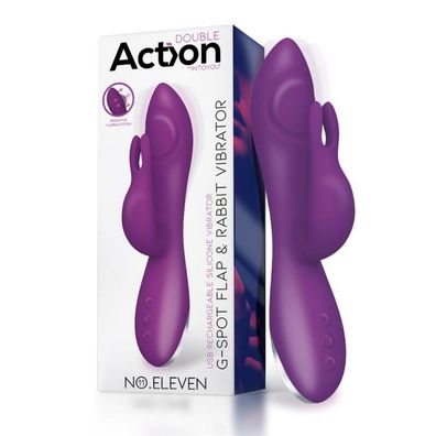 NNr. Eleven Vibrator mit Bunny-, G-Punkt- und Pulsfunktion
