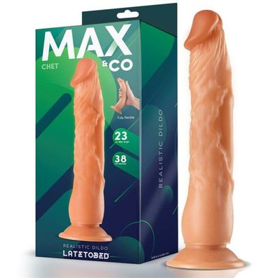 Chet Realistischer Dildo Flesh 9 - 23 cm