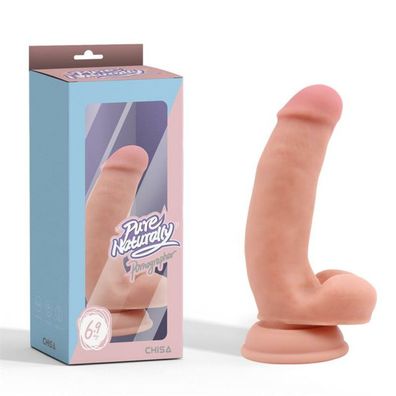 Pornographer Liquid Silicone Dual-Density Realistic Dildo 17,6 cm