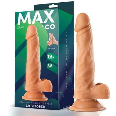 Zane Realistischer Dildo mit Hoden Fleisch 7,6 - 19.5 cm