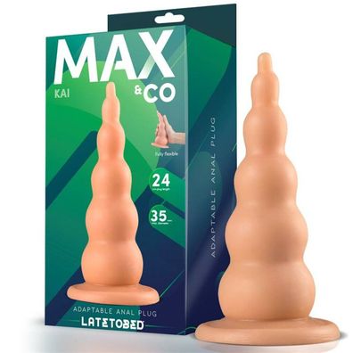 Kai Adaptable Butt Plug Flesh 9,4 - 24 cm