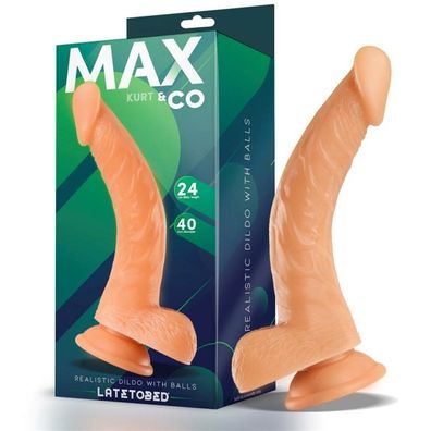 Kurt Realistischer Dildo mit Hoden Fleisch 9,4 - 24 cm