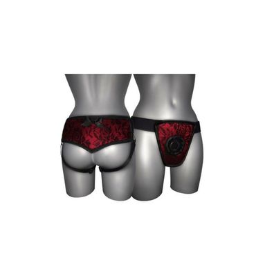 Strap On de Luxe Rot mit Rücken S - XL