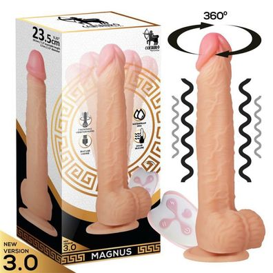 Magnus 3.0 Realistischer vibrierender und rotierender Dildo