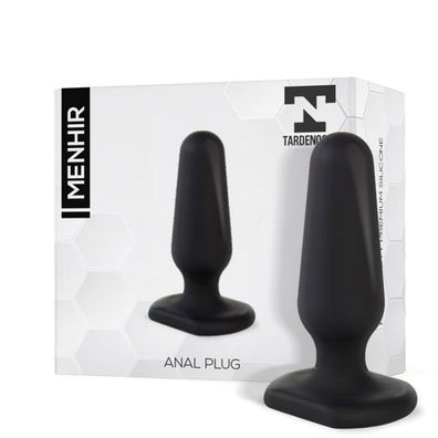 Menhir Anal Plug Silikon Schwarz