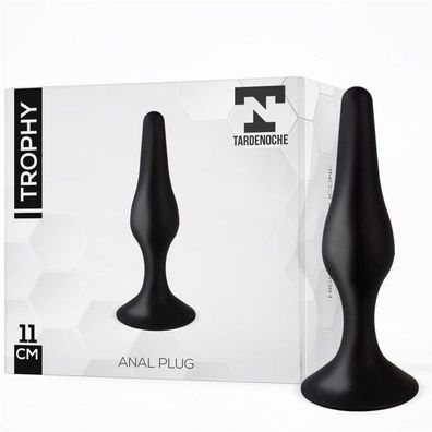 Trophy Anal Plug 11 cm Silikon Schwarz