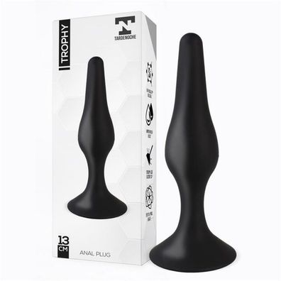 Trophy Anal Plug 13 cm Silikon Schwarz