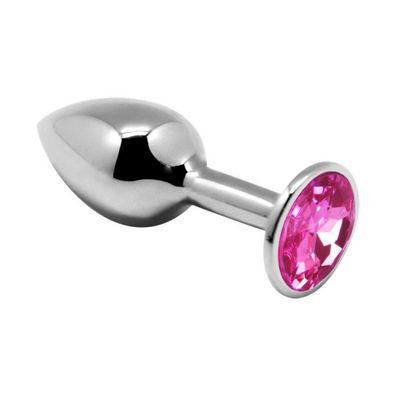Anal Plug mit rosa Schmuckstück Größe L