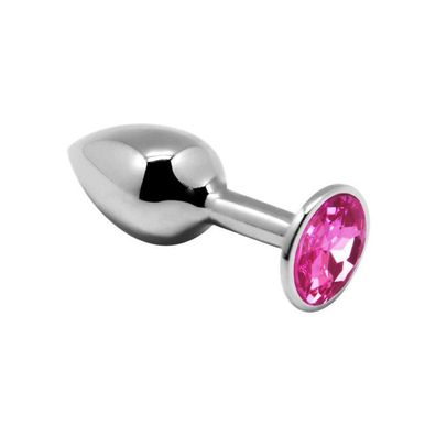 Anal Plug mit rosa Schmuckstück Größe M