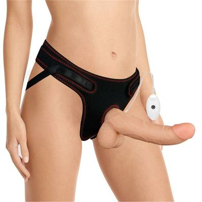 Strap-on mit vibrierendem Dildo und Fernbedienung 8.5