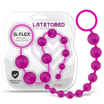 G. Flex Biegsame Thai Anal Perlen Rosa