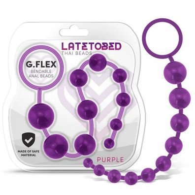 G. Flex Biegsame Thai Anal Perlen Lila