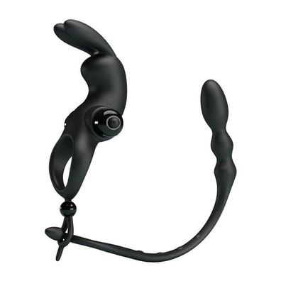 Vibrationsring mit abnehmbarer Analkette