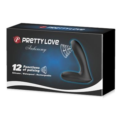 Prostata- und Analstimulatortror Archenemy Pulsierendes USB-Silikon