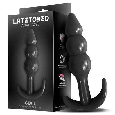 Gevil Anchor Butt Plug Schwarz