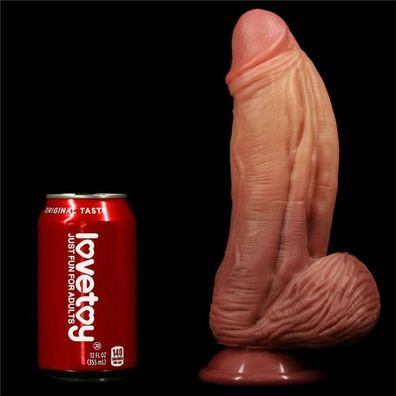 Dildo Natur König 10 Doppelschicht