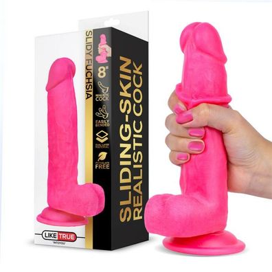 Slidy Realistischer Dildo Dual Layer Einziehbar und Verstellbar 8