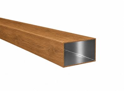 Aluminium Vierkantrohr Rechteckrohr Pulverbeschichtet Aluminiumprofil 60x40 Holz