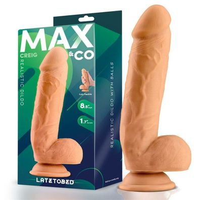 Creig Realistischer Dildo mit Hoden 8.5 Flesh
