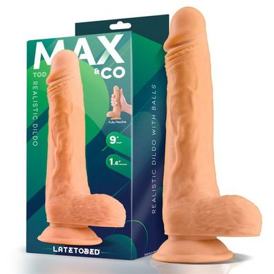 Tod Realistischer Dildo mit Hoden 9 Fleisch