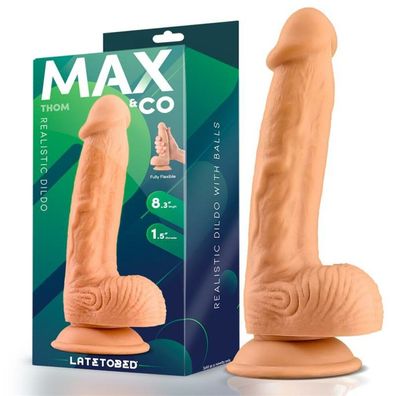 Thom Realistischer Dildo mit Hoden Fleisch 8.3
