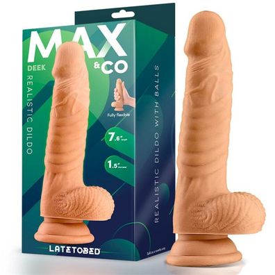 Deek Realistischer Dildo mit Testivles 7.6 Fleisch
